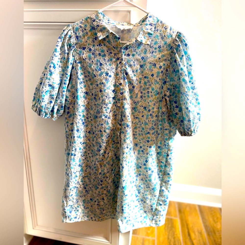 Sweet Lemon Floral Lace Dress - M